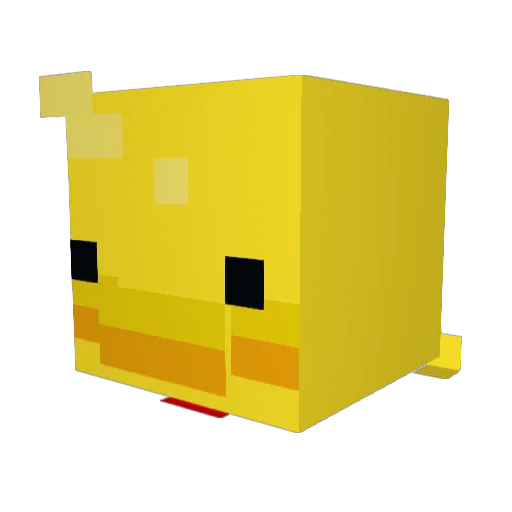 Pinjab Minecraft avatar head, 3D render