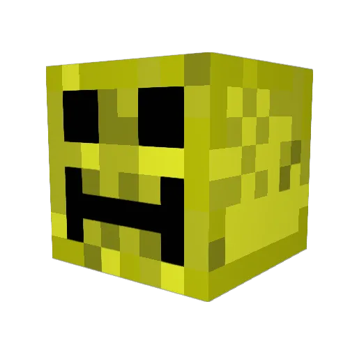 PinkFluffyTail Minecraft avatar head, 3D render