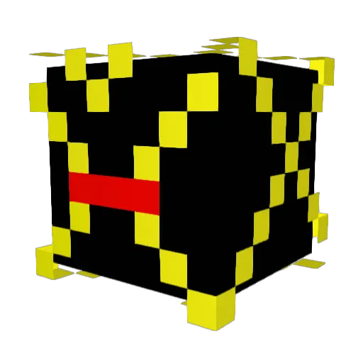 PinkScreeen Minecraft avatar head, 3D render