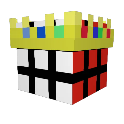 PinkSheep232 Minecraft avatar head, 3D render