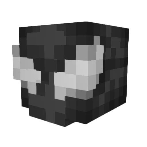 PinkStevo321 Minecraft avatar head, 3D render