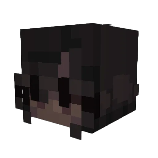 PinkYoshi08 Minecraft avatar head, 3D render