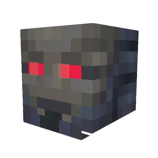 Pinkap Minecraft avatar head, 3D render