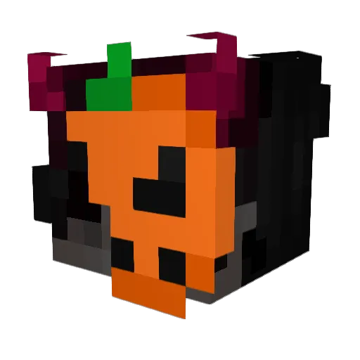 Pinkesttt Minecraft avatar head, 3D render