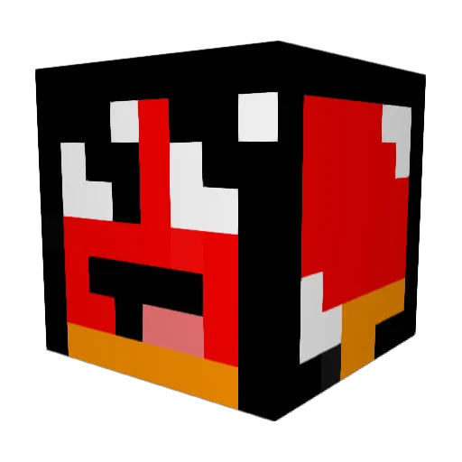 PinkieWinkie12 Minecraft avatar head, 3D render