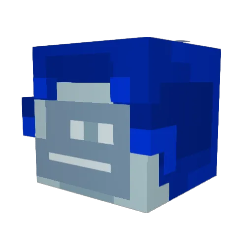 PinkiiGh0st Minecraft avatar head, 3D render