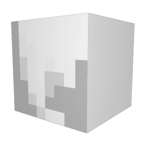 Pinkish06 Minecraft avatar head, 3D render