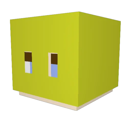 PinkuHenTights41 Minecraft avatar head, 3D render