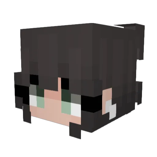 Pinku_Dayo Minecraft avatar head, 3D render