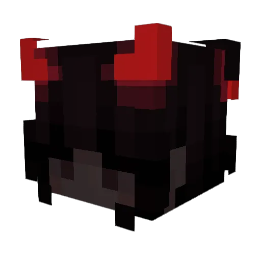 PinkyFloof1 Minecraft avatar head, 3D render