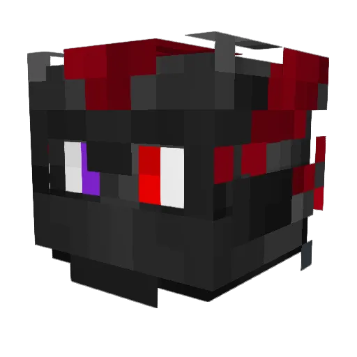 Pinky_125 Minecraft avatar head, 3D render
