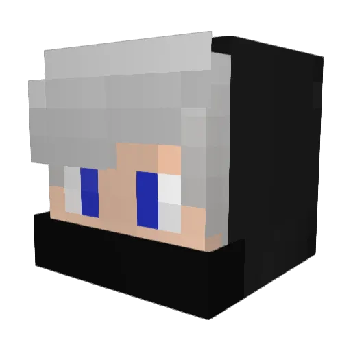 PinoGames Minecraft avatar head, 3D render
