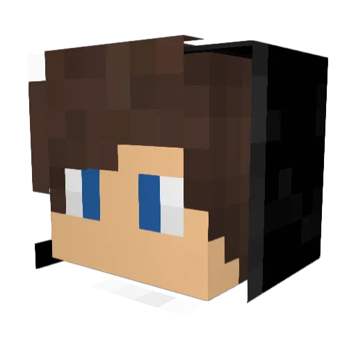 PinoSSaur0 Minecraft avatar head, 3D render