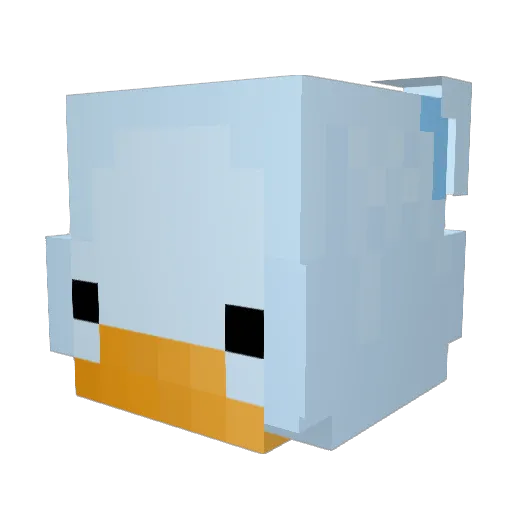 PinoTT Minecraft avatar head, 3D render