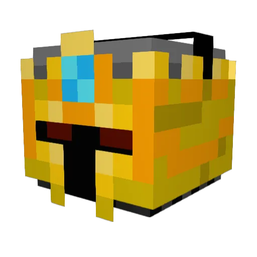 Pinoczet Minecraft avatar head, 3D render