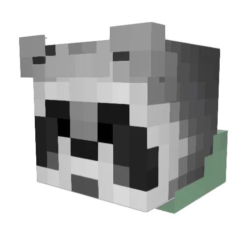 PintoCytosis Minecraft avatar head, 3D render