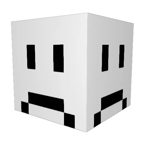 PintsOfBeer Minecraft avatar head, 3D render