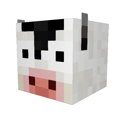 Pinwas Minecraft avatar head, 3D render