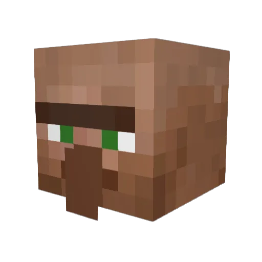 Pinyoo Minecraft avatar head, 3D render