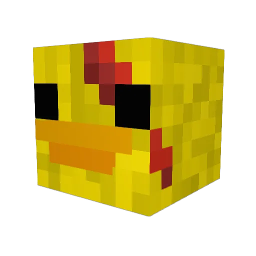 Pioneer8152 Minecraft avatar head, 3D render