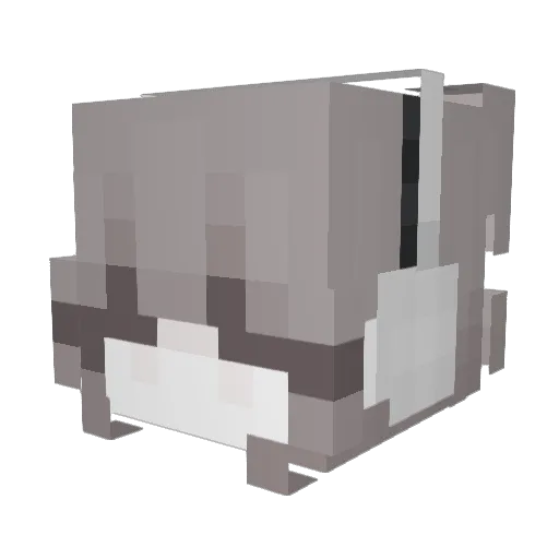 Pioneth Minecraft avatar head, 3D render