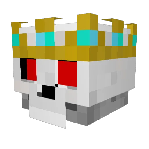 Piore64 Minecraft avatar head, 3D render