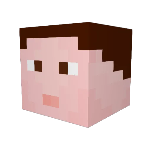 Piotr_Magik Minecraft avatar head, 3D render