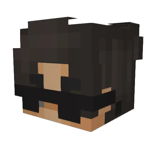 Piotrelele40 Minecraft avatar head, 3D render