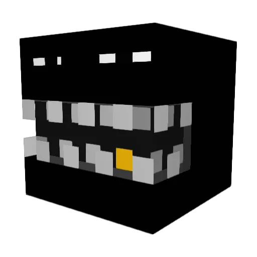Piotrux Minecraft avatar head, 3D render