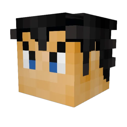 Piotto97 Minecraft avatar head, 3D render