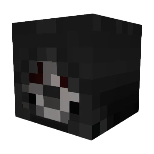 PiousReap Minecraft avatar head, 3D render