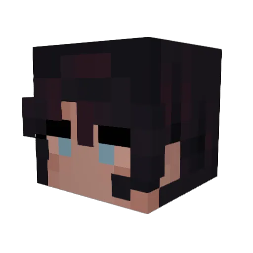 PipeLemon Minecraft avatar head, 3D render