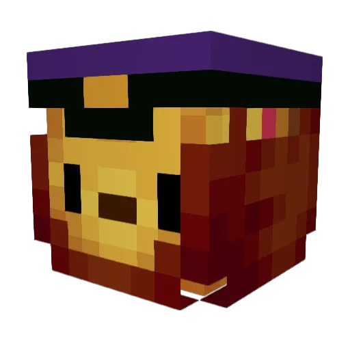 PipezQ Minecraft avatar head, 3D render