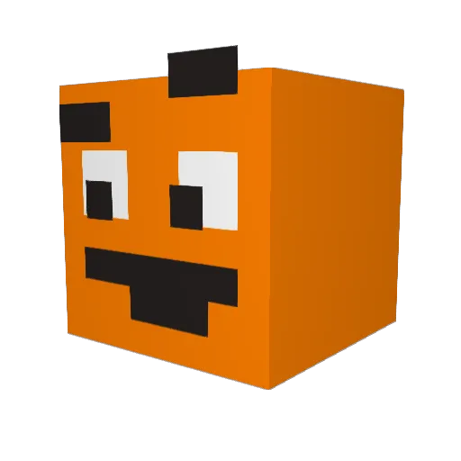 Pipidastr1457 Minecraft avatar head, 3D render