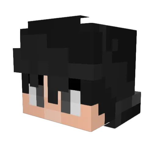 PipingHamelin Minecraft avatar head, 3D render