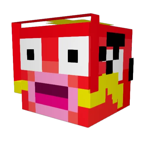 Pipoune31 Minecraft avatar head, 3D render