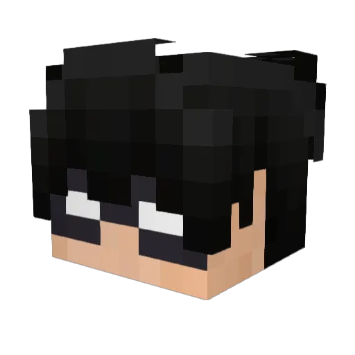 PippaFitzAmobi Minecraft avatar head, 3D render