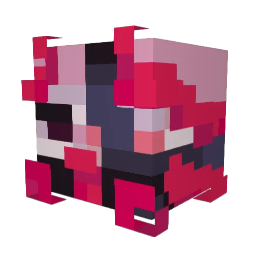 Pippers_ca Minecraft avatar head, 3D render