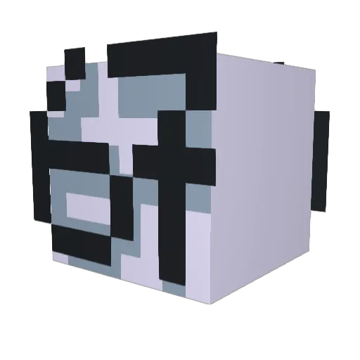 Pipperx70 Minecraft avatar head, 3D render