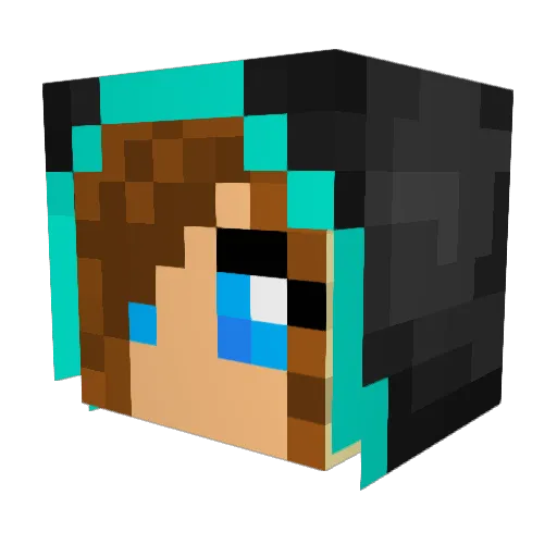 PippinGreenleaf Minecraft avatar head, 3D render