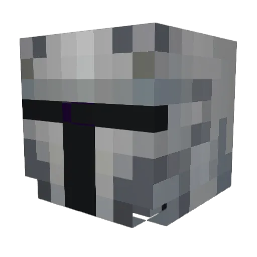 Pippindude Minecraft avatar head, 3D render