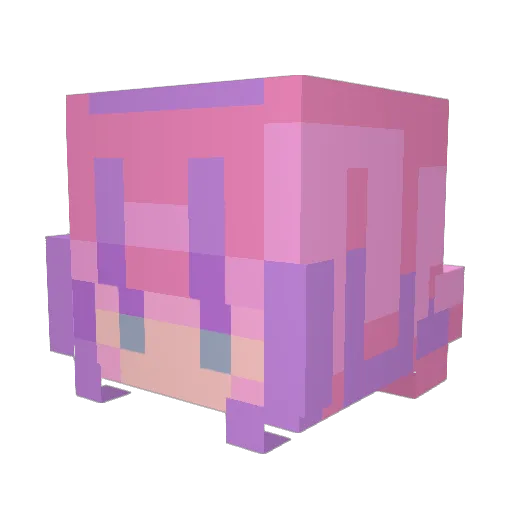 Pipple7373 Minecraft avatar head, 3D render