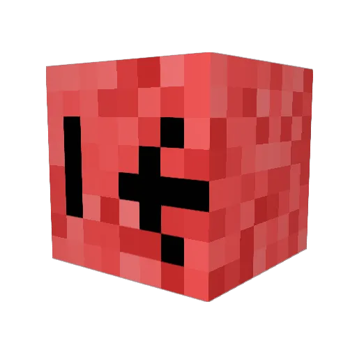 PippoKorn Minecraft avatar head, 3D render