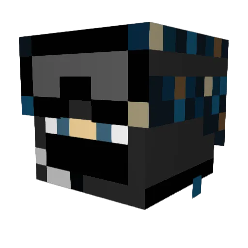 Pippsqueek4113 Minecraft avatar head, 3D render