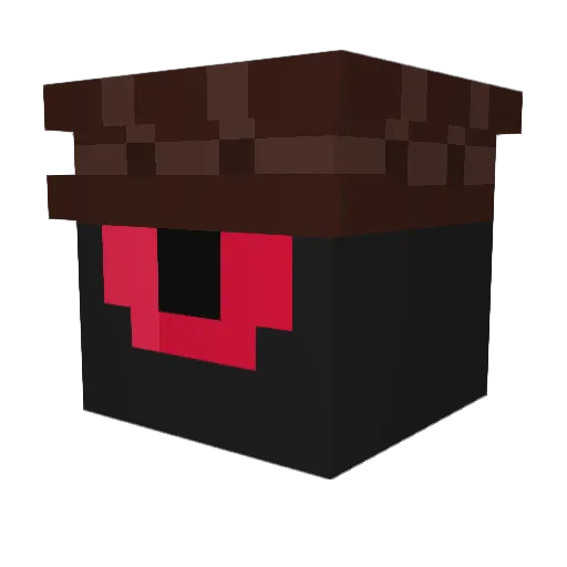 Pirate_foxy11 Minecraft avatar head, 3D render
