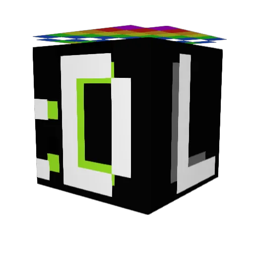 PiratesGin Minecraft avatar head, 3D render