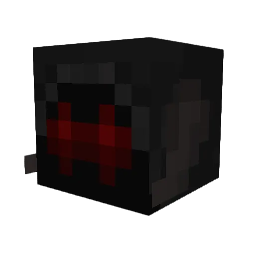 Pirite Minecraft avatar head, 3D render
