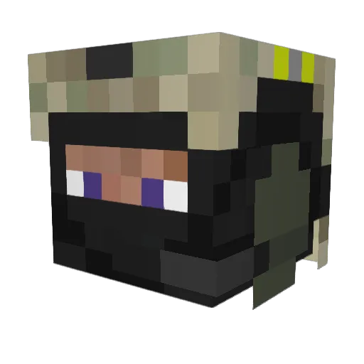 Pirna Minecraft avatar head, 3D render
