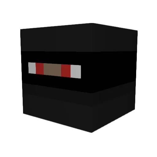 Pironesis Minecraft avatar head, 3D render