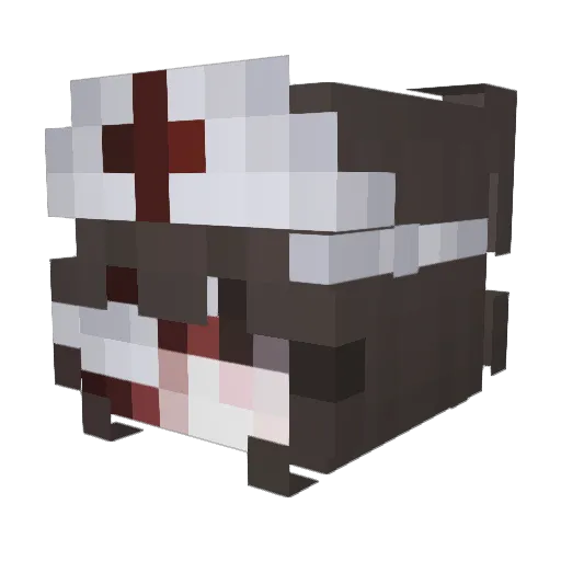 Piruwu_ Minecraft avatar head, 3D render